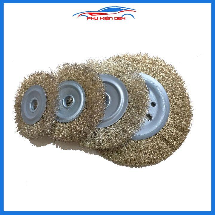 Chổi đánh gỉ sắt, lưỡi mài chà đánh gỉ đường kính từ 10cm/12cm/15cm/20cm/25cm cao cấp