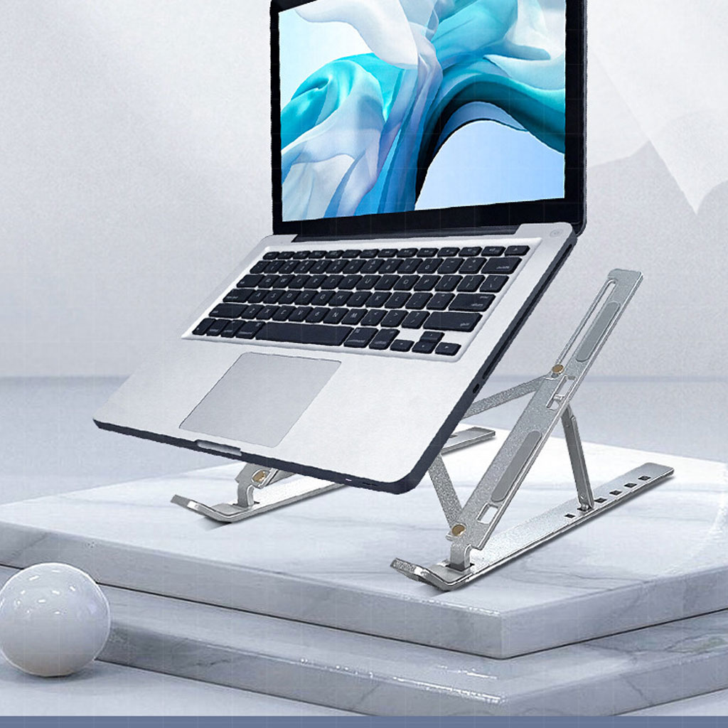 Giá Đỡ PIXLINK X6 Tản Nhiệt Cho Máy Tính Xách Tay Laptop Làm Bằng Chất Liệu Hợp Kim Nhôm Có Thể Gấp Gọn Cho Học Sinh, Sinh Viên, Nhân Viên Văn Phòng - Hàng chính hãng/ Hàng nhập khẩu