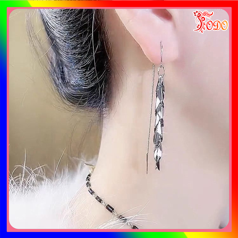 Bông tai kiểu thanh lịch Hàn Quốc S925 đi học sang chảnh trẻ trung đơn giản dễ thương FQ518  - [Thời Trang ToDo