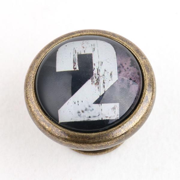 4-5pack Antique Brass Cabinet Drawer Round Pulls Cupboard Bin Knob Handle