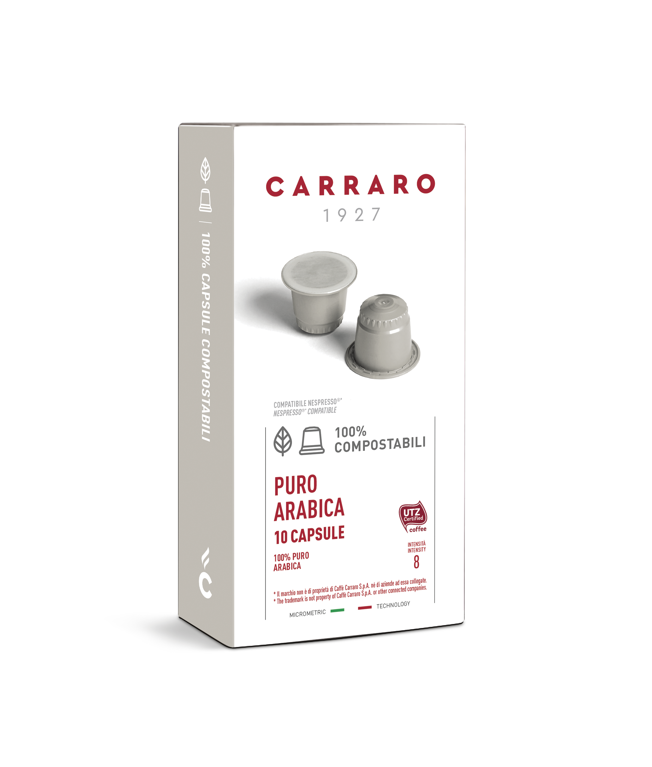 Cà Phê Viên Nén Carraro RWANDA Aluminum- Tương thích với máy capsule Nespresso