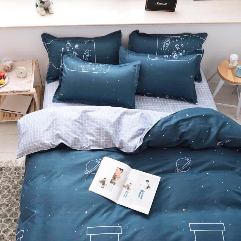 COMBO CHĂN GA GỐI POLY NHẬP MẪU BÌNH SỮA