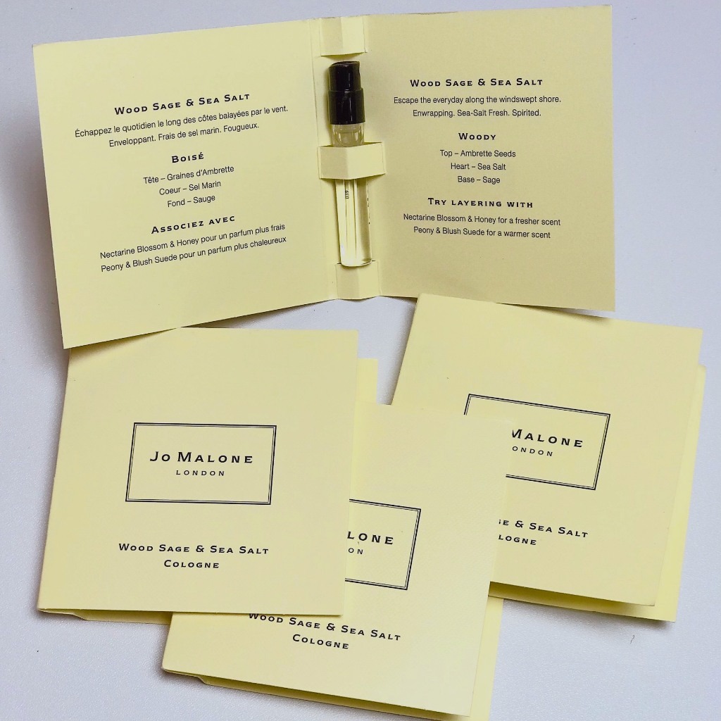 Vial mẫu thử nước hoa Jo Malone London Wood Sage &amp; Sea Salt 1.5ml