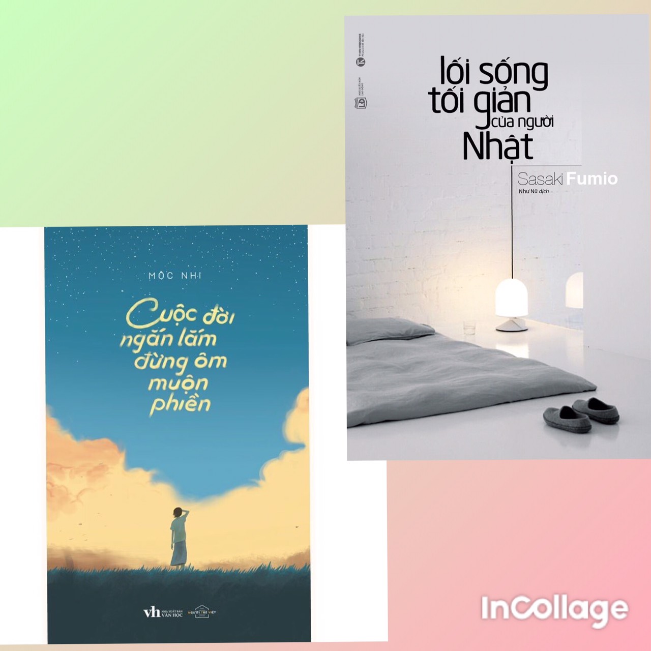 COMBO 2 cuốn Cuộc đời ngắn lắm đừng ôm muộn phiền+Lối Sống Tối Giản Của Người Nhật