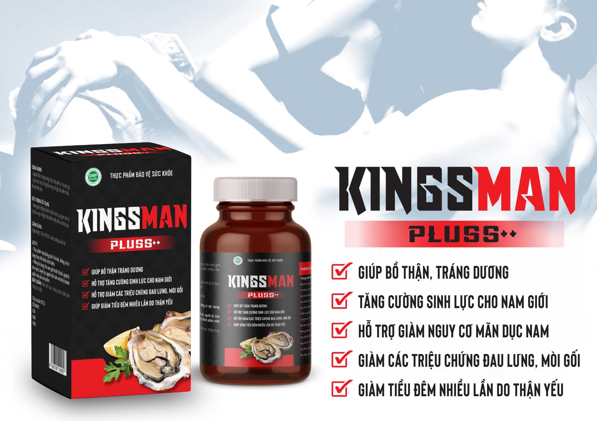 Thực phẩm bảo vệ sức khỏe BIOLAB Kingsman pluss++ - Hỗ trợ bổ thận, tráng dương