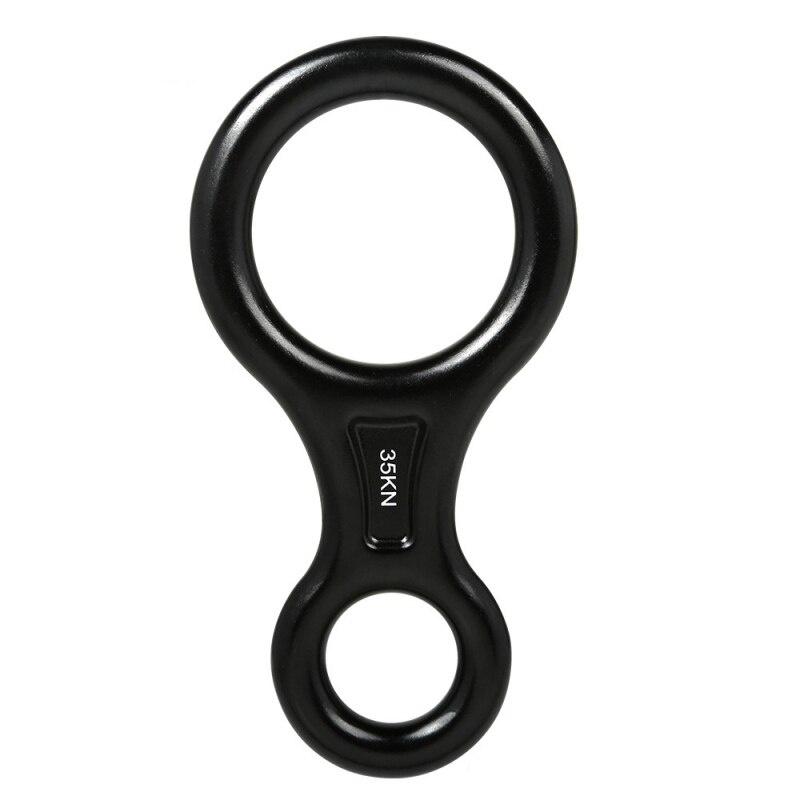 Outdoor speed drop 8-Shape ring descent device high altitude descent device protector Climbing Abseiling Device