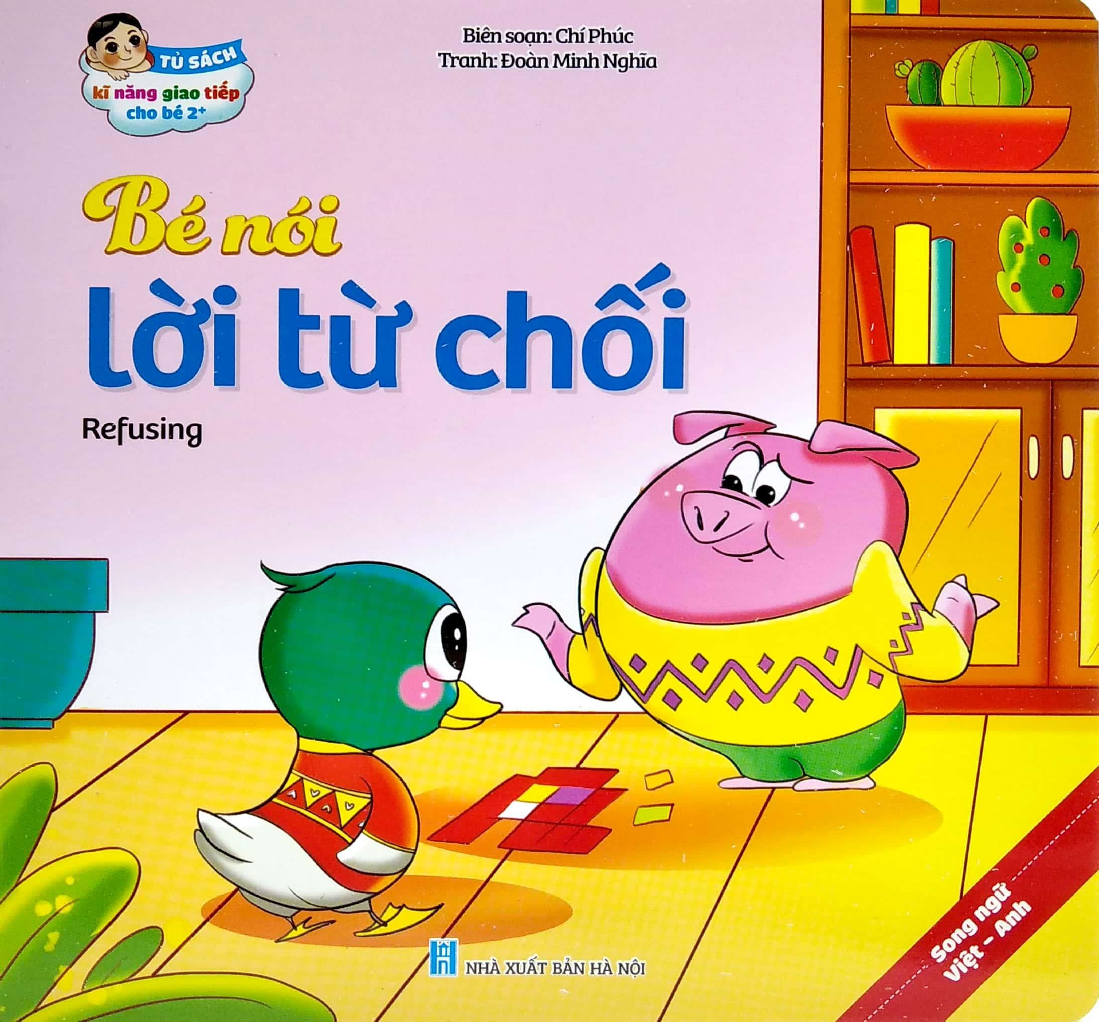 Bộ Túi Truyện Tranh Kỹ Năng Giao Tiếp Ứng Xử Cho Bé - Phiên Bản Song Ngữ Việt - Anh (Bộ 10 Cuốn)