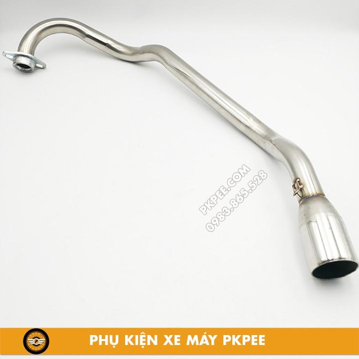 Cổ Pô Lon Tăng Inox Gắn Raider Xăng Cơ, Raider 150 Fi, Satria 150 Fi