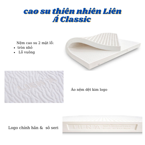 Nệm Cao Su Liên Á Classic LACS