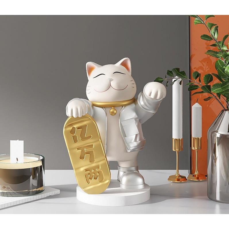 MÈO thần tài trang trí BẮC ÂU