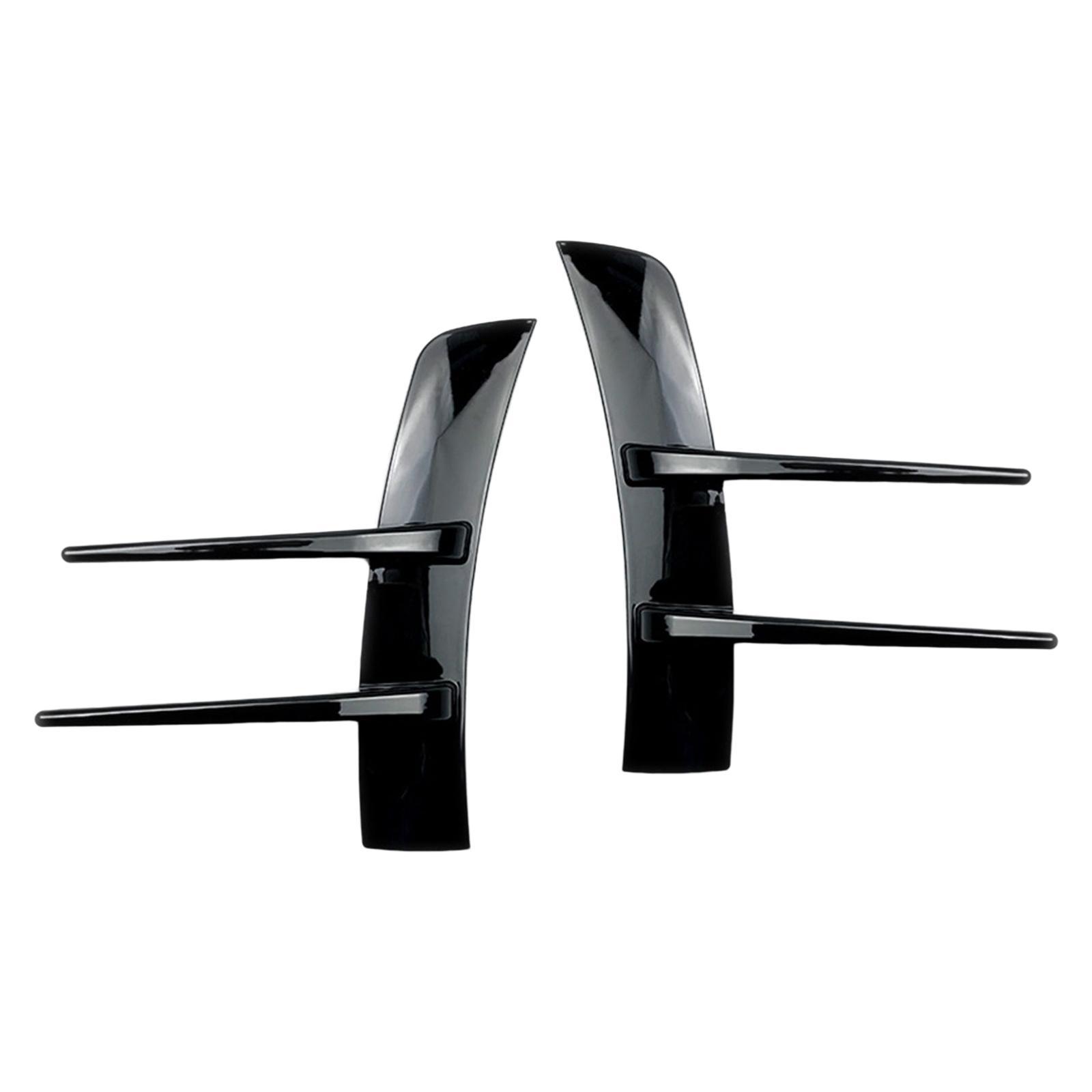 2Pcs Front Air Vent Trim Cover Stickers Automotive High Quality for
