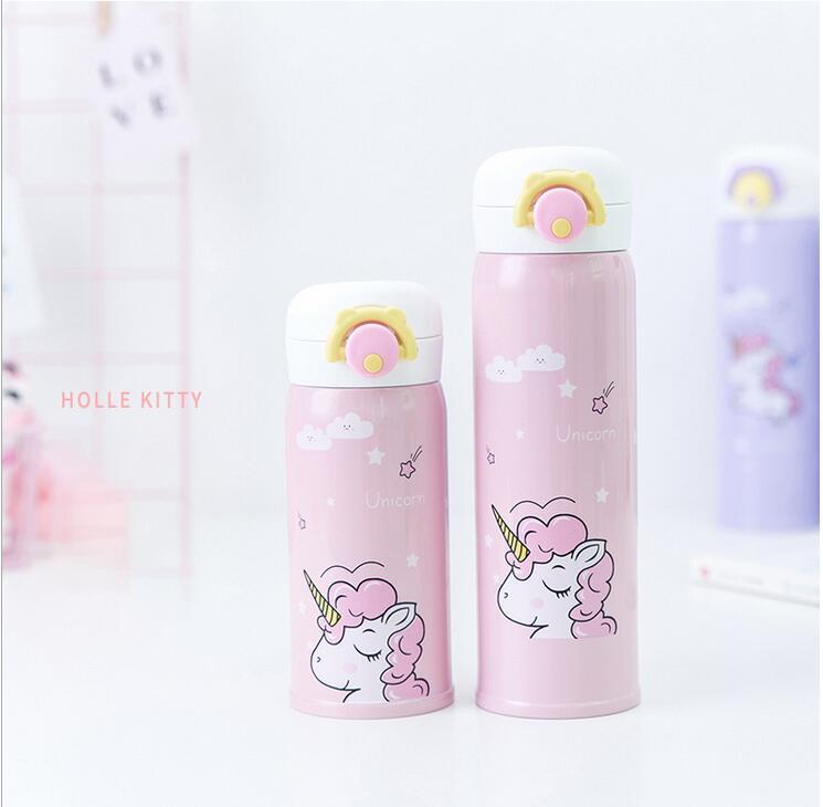 350/500 Ml Trẻ Em Cao Cấp Hoạt Hình Cốc Tập Uống Inox Giữ Nhiệt Tumbler Ly Chân Không Giữ Nhiệt Nước Ấm Chén Trà thermocup