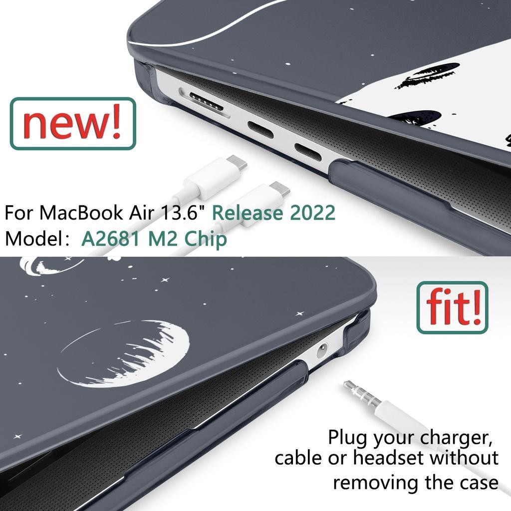 Ốp Batianda bảo vệ cho 2022 MacBook Pro Air M2 M1 A2681 A2338 A2337 Air Pro 11 12 13 14 15 16inch 2021 2020 2019 Retina Touch Bar/ID