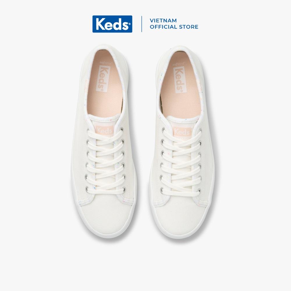 Giày Keds Nữ- Kickstart Canvas Jersey Cream- KD065952