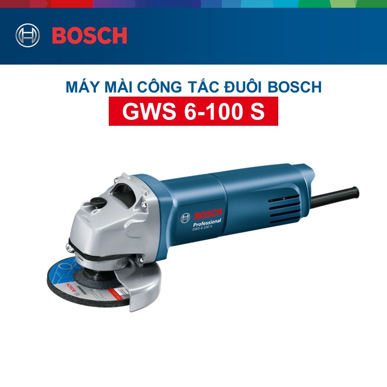 Máy mài công tắc đuôi Bosch GWS 6-100 S