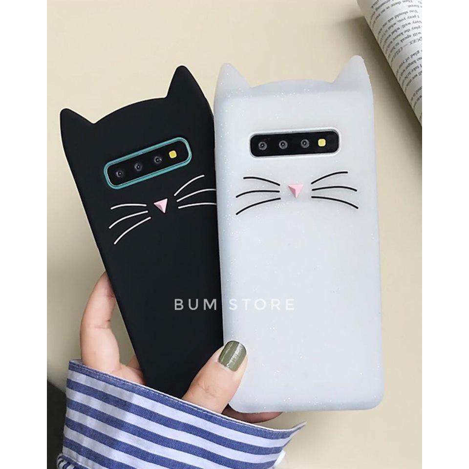 Ốp silicon dẻo mèo Cho Dòng Samsung Galaxy S10+ / S10 / S8+ / NOTE 8 / NOTE 9 / S9+