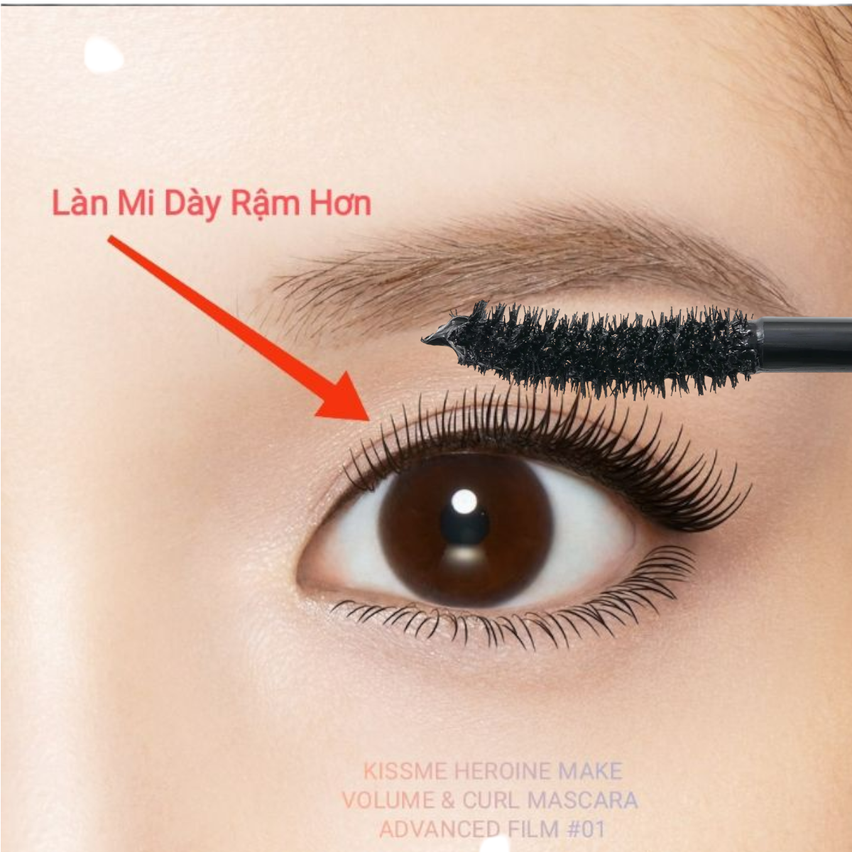 Set 2 Cây Mascara Kissme Chuốt Dài Mi Và Tẩy Trang Nhanh Làn Mi ( Bản Giới Hạn )