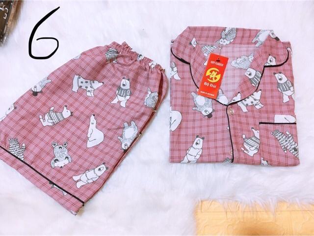 Combo 2 Bộ ngủ Pijama mặc nhà vn25