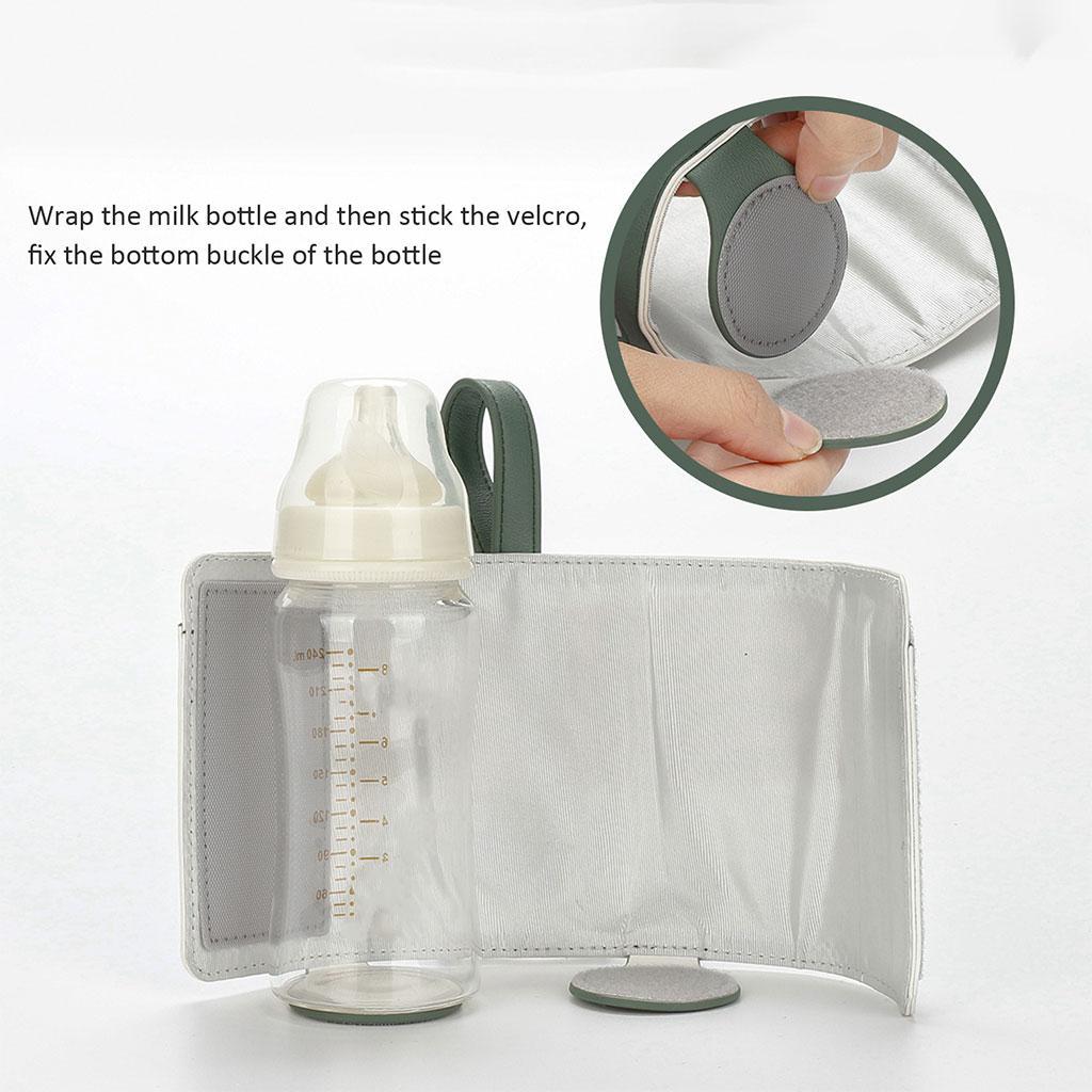 Baby Bottle Warmer USB 3 Levels Constant Heating for Home Newborn Infant