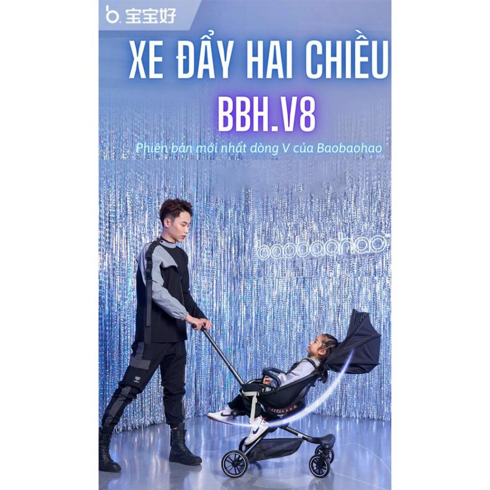 HOT XE ĐẨY V8 2 CHIỀU GẤP GỌN BAOBAOHAO V8 - PRO CHO BÉ CÓ CHỂ ĐỘ NGẢ LƯNG PHIÊN BẢN 2021 TỔNG KHO