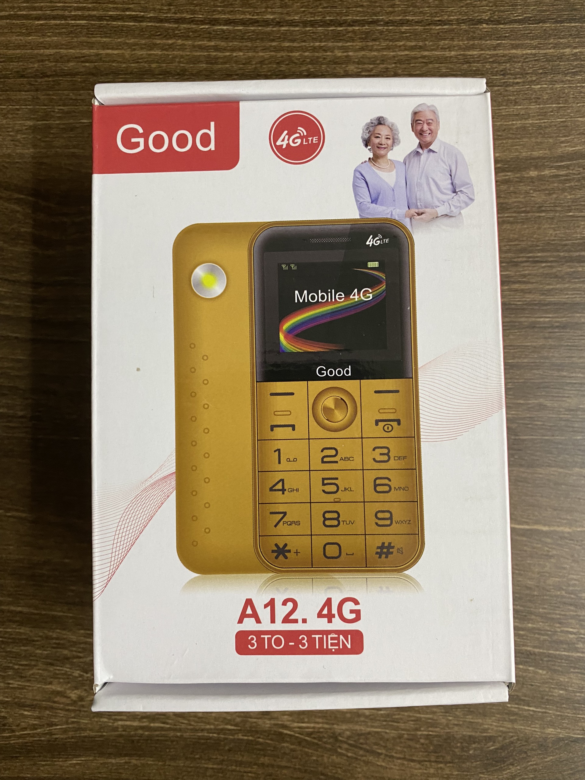 Điện thoại người già 4G Good A12 - Loa to, chữ to, pin khủng - Mới full box