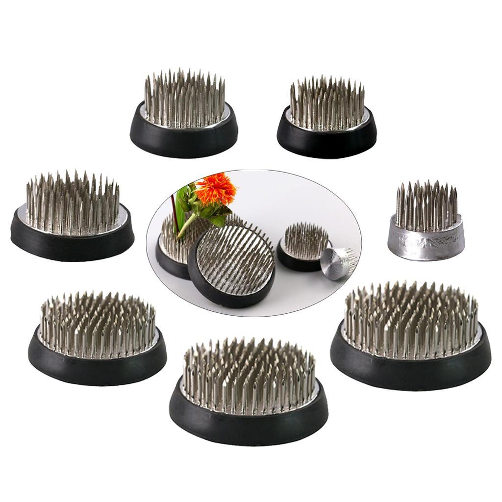 Round Ikebana  Spiky Flower Frog Arrangement Base Floral Art  2.3cm