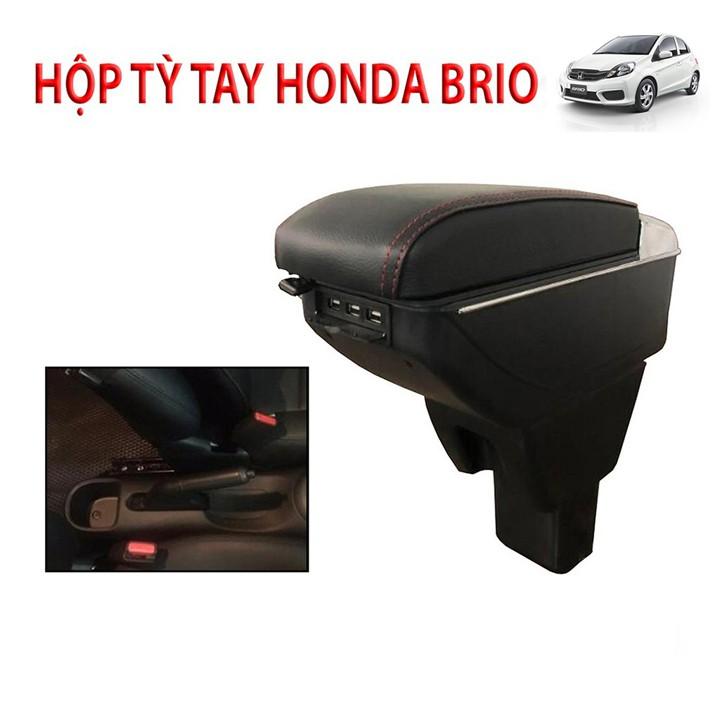 Hộp tỳ tay theo xe Honda Brio tích hợp 7 cổng sạc USB