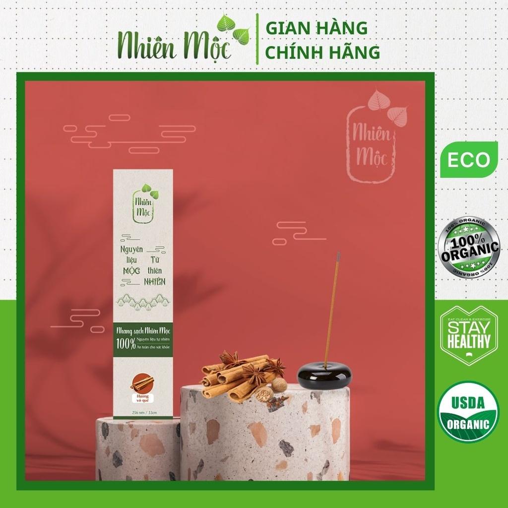 Nhang Quế Già – Hộp 220 nén - Cao 33cm- Nhang sạch Nhiên Mộc