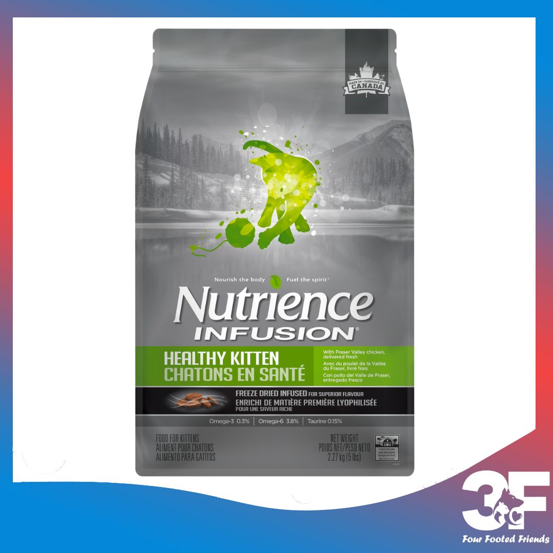 Hạt Khô Cho Mèo Con Thịt Gà Rau Củ Quả Tự Nhiên Nutrience Infusion Kitten