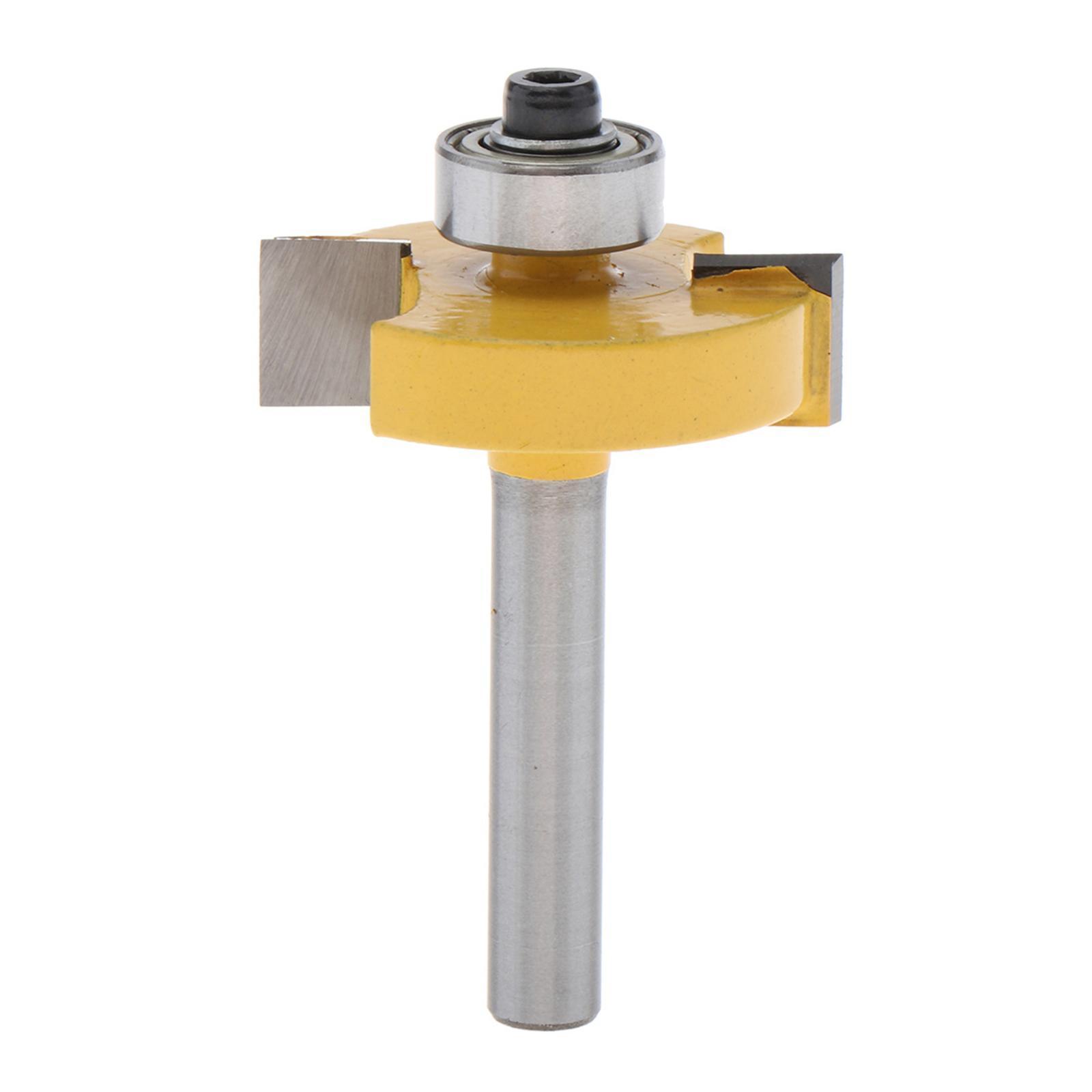 3/8" Diameter X 2" Height T-Slot Router Bit - 1/4" Shank Woodwork Tool
