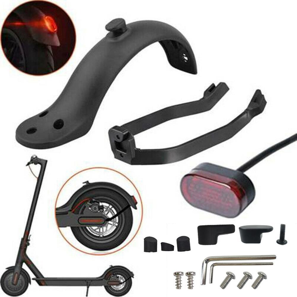 Rear Fender Compatible for Xiaomi M365 1S Essential Pro and Pro2 Scooters Complete Kit with Bracket and Protective ELEN