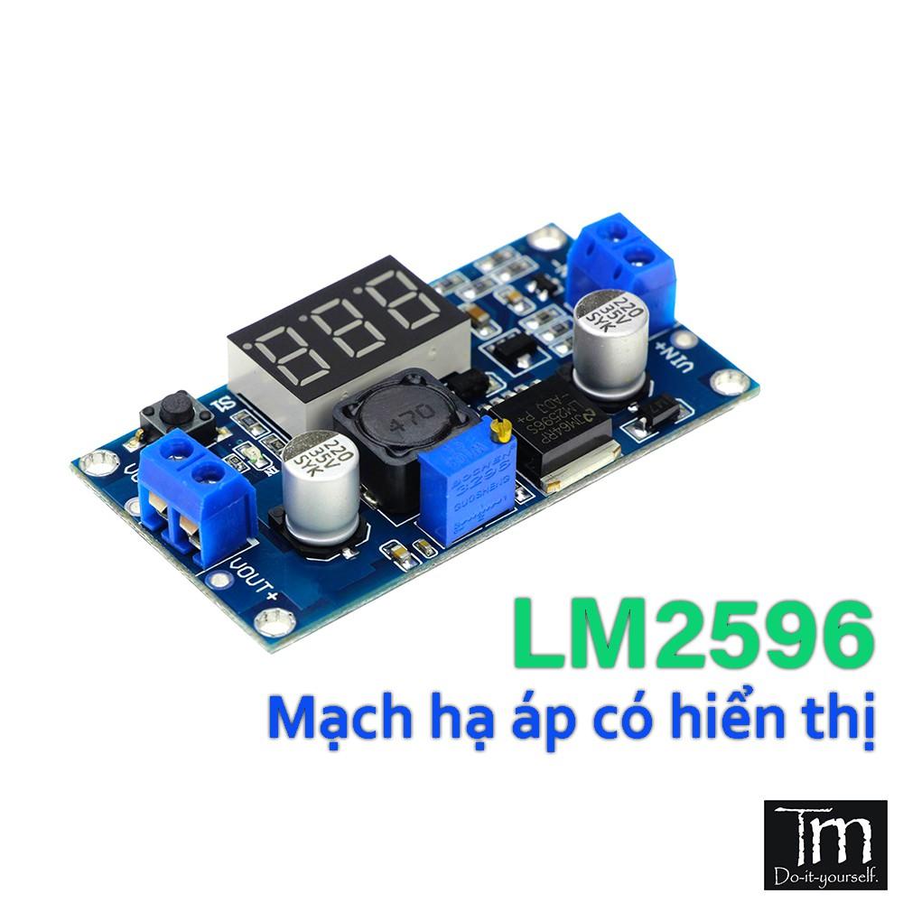 Mạch Hạ Áp Buck LM2596 Có Hiển Thị