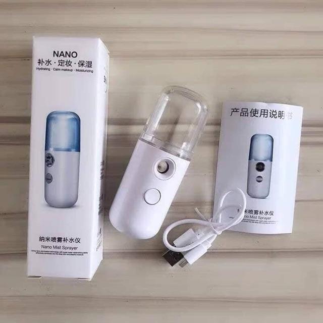 MÁY XÔNG MẶT ,XỊT KHOÁNG CẦM TAY DI ĐỘNG MẪU MỚI HOT
