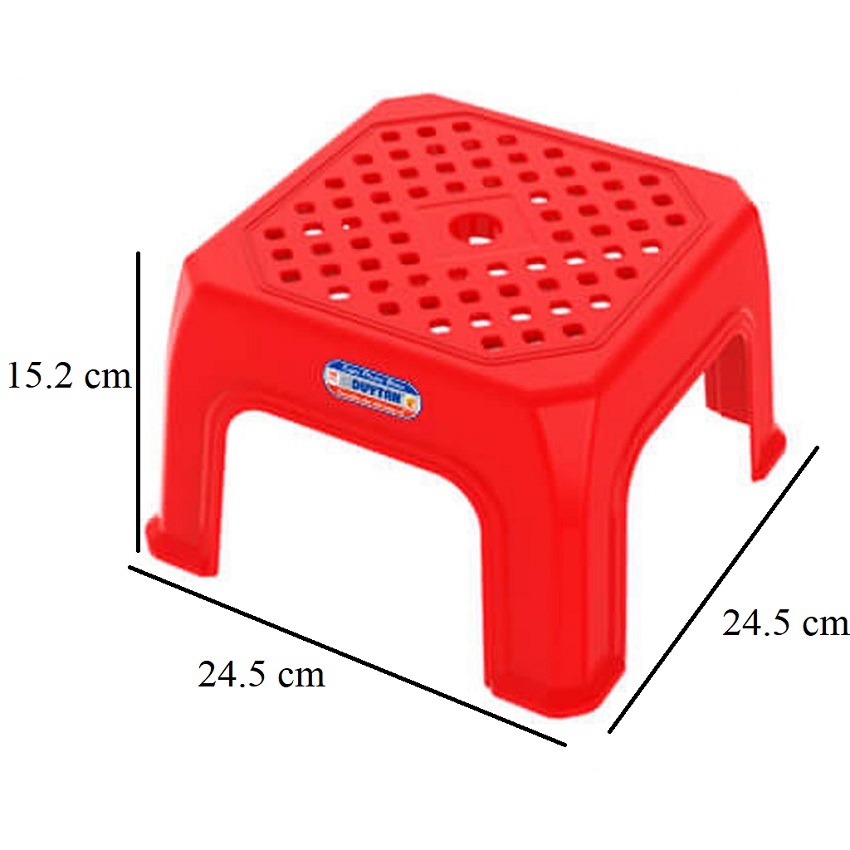 Combo 5 Ghế Mini Mặt Lưới Duy Tân Tiện dụng (24.5 x 24.5 x 15.2 cm) No.472 – Màu ngẫu nhiên