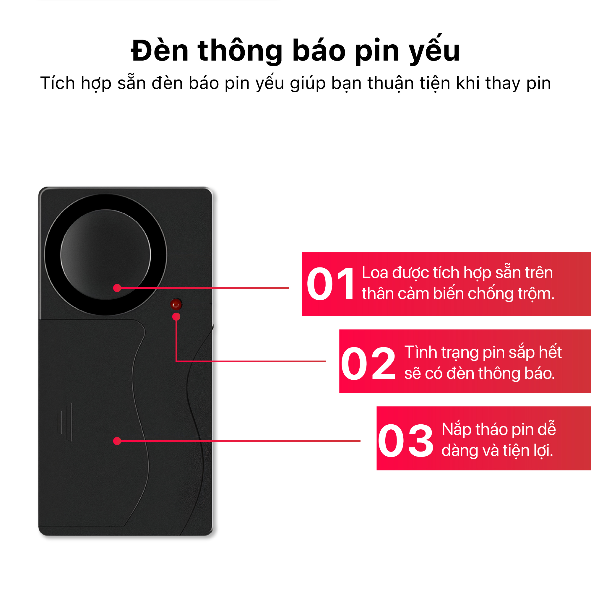 Khóa chống trộm xe máy có còi báo động PINGRON PR-R05 - Độ nhạy cực cao, khoảng cách kết nối xa, bảo hành 12 tháng