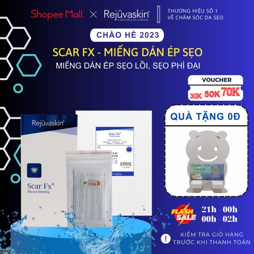 Miếng Dán Làm Xẹp Sẹo Lồi / Phì Đại, Ép Sẹp REJUVASKIN Scar FX