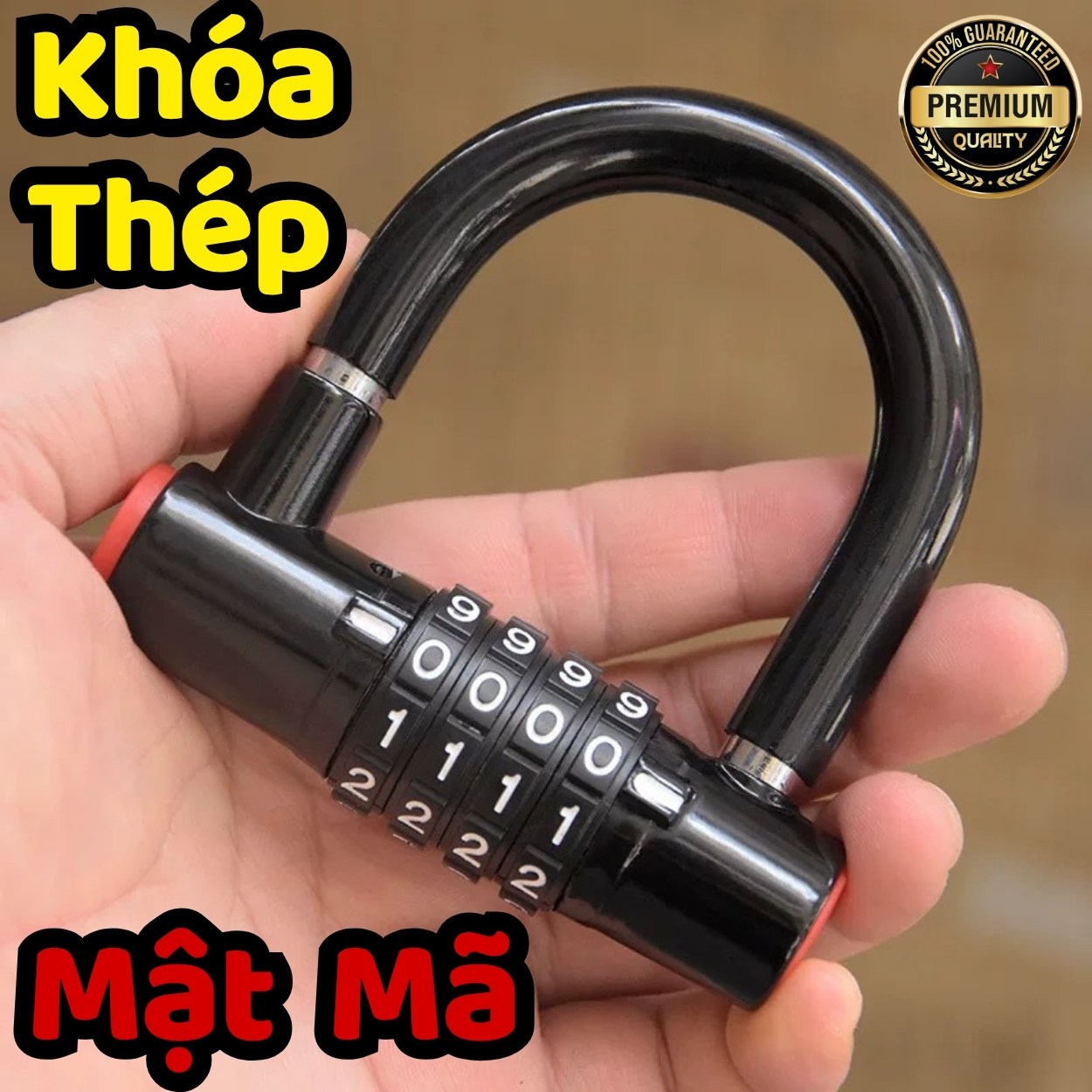 Ổ Khoá Mật Mã 4 Số Chữ U Mini D Danido – Chống Trộm Hiệu Quả, Bảo Mật Cao, Thay Đổi Mật Khẩu Linh Hoạt