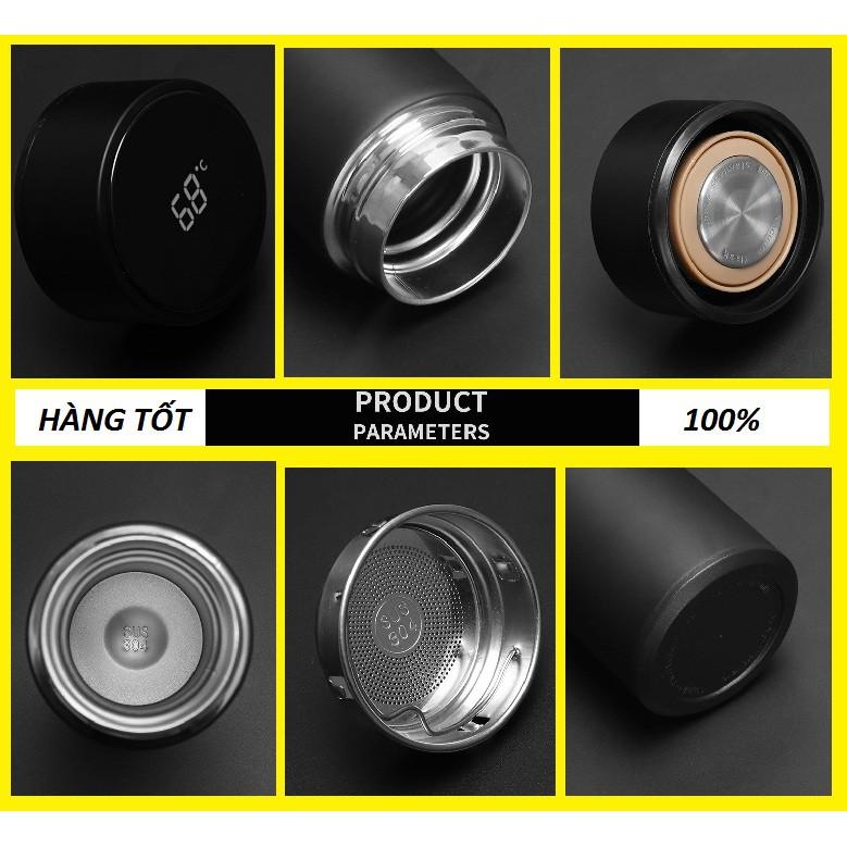 BÌNH NƯỚC GIỮ NHIỆT NÓNG,LẠNH PARAMETER CÓ LED BÁO NHIỆT ĐỘ VÀ NGĂN LỌC TRÀ 500 ML GIỮ NHIỆT TRÊN 18H