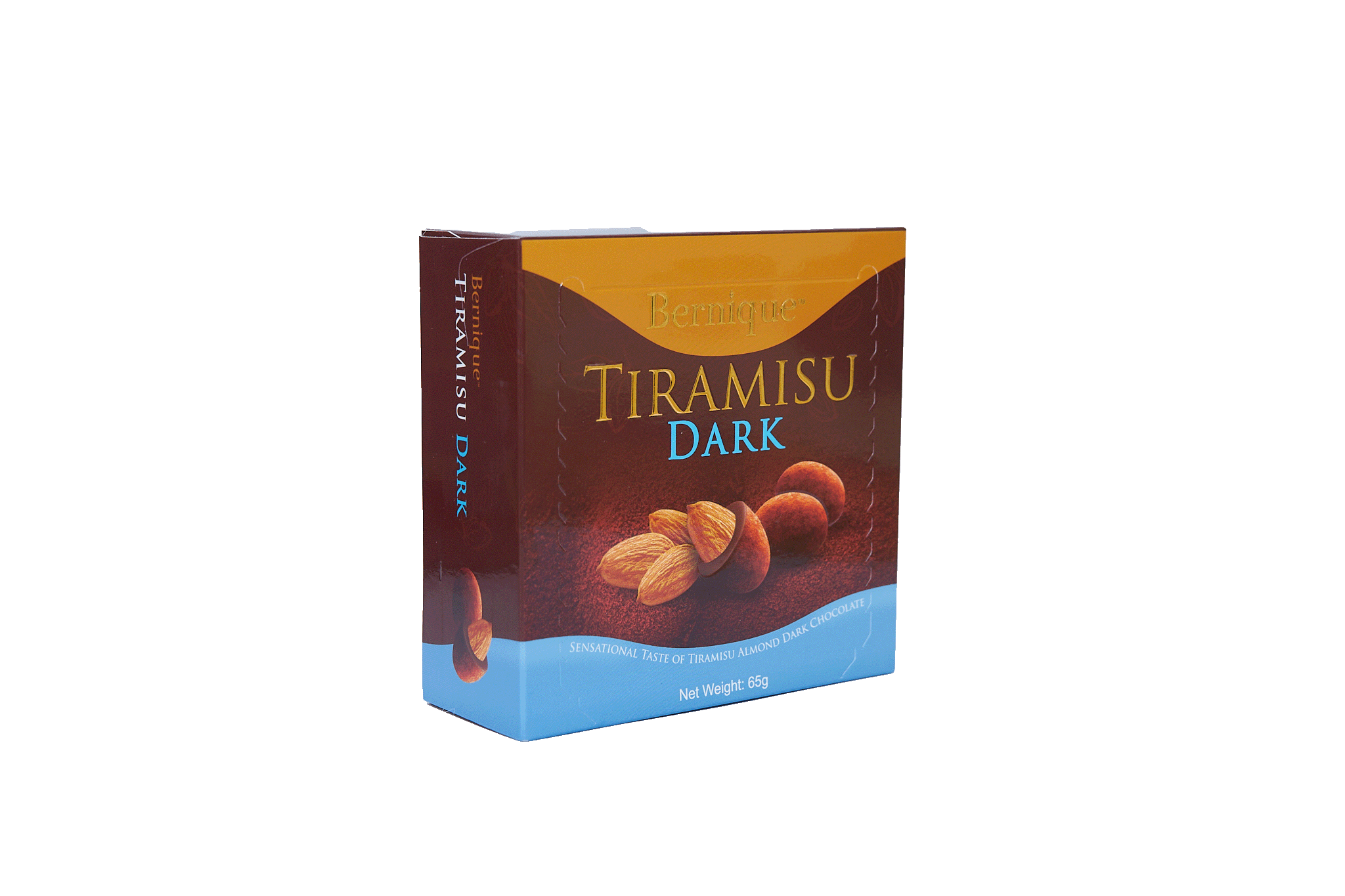 Chocolate Đen Tiramisu Hạnh Nhân Bernique Malaysia- Chocolate Tiramisu Almond Dark Berniqe 65g/1box
