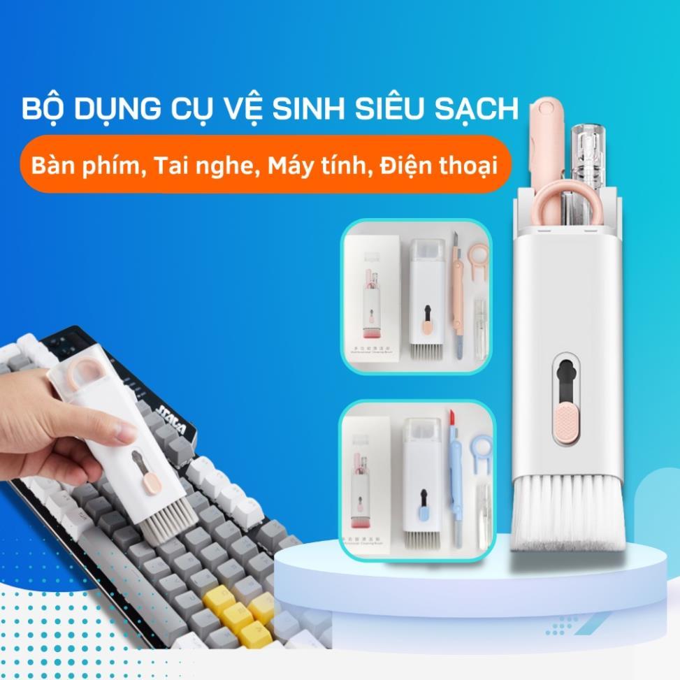 Bộ Dụng Cụ Vệ Sinh Bàn Phím Máy Tính Tai Nghe Đa Năng