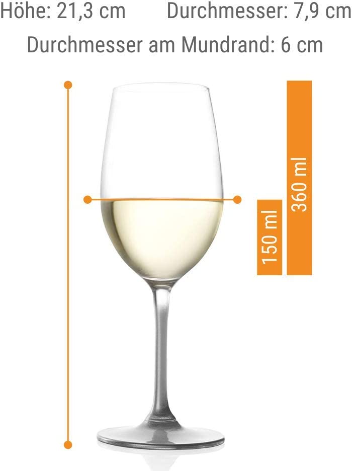 Ly Vang Trắng Stoelzle Event White Wine Glass 360ml - Chắc Chắn &amp; Đế Ly Ổn Định - Dễ Sử Dụng Cho Tiệc Và Sự Kiện Lớn