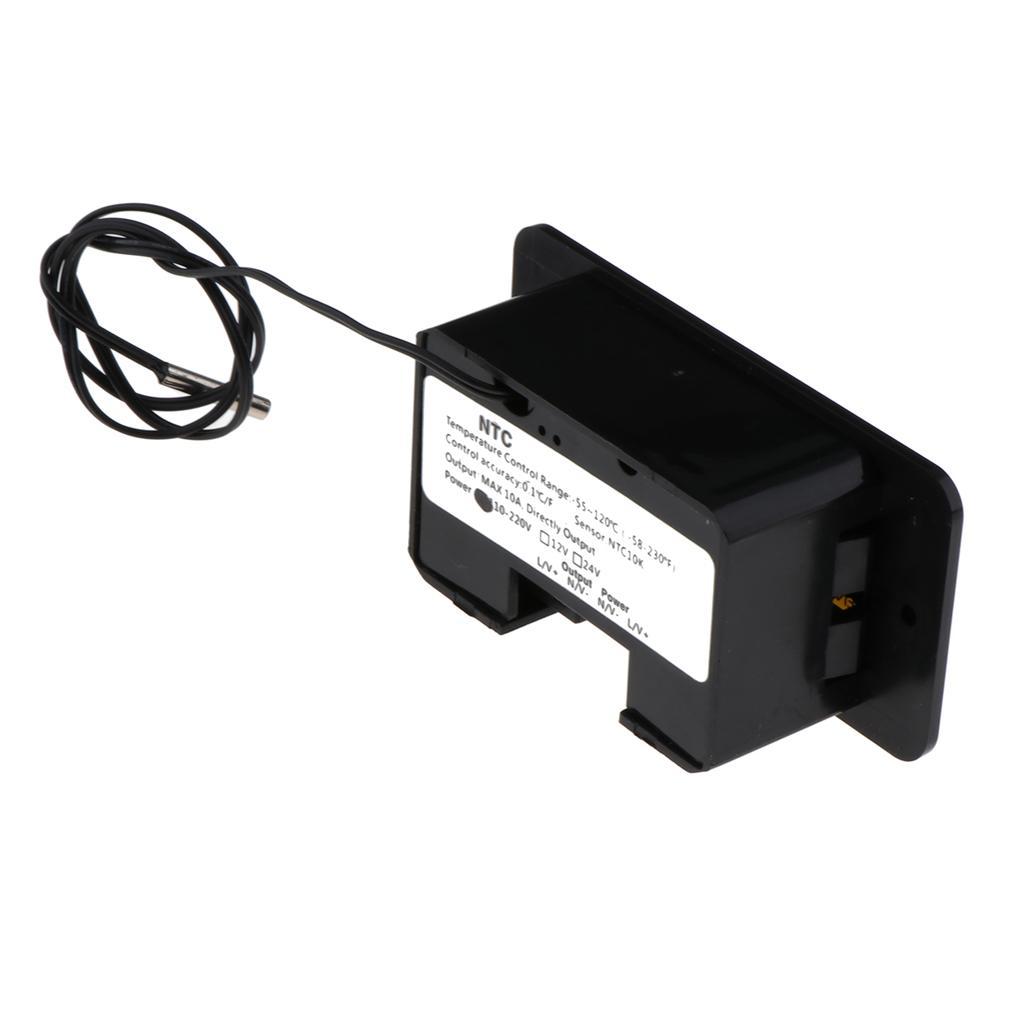 Digital Dual Display Temperature Controller Thermometer with NTC for Freezer