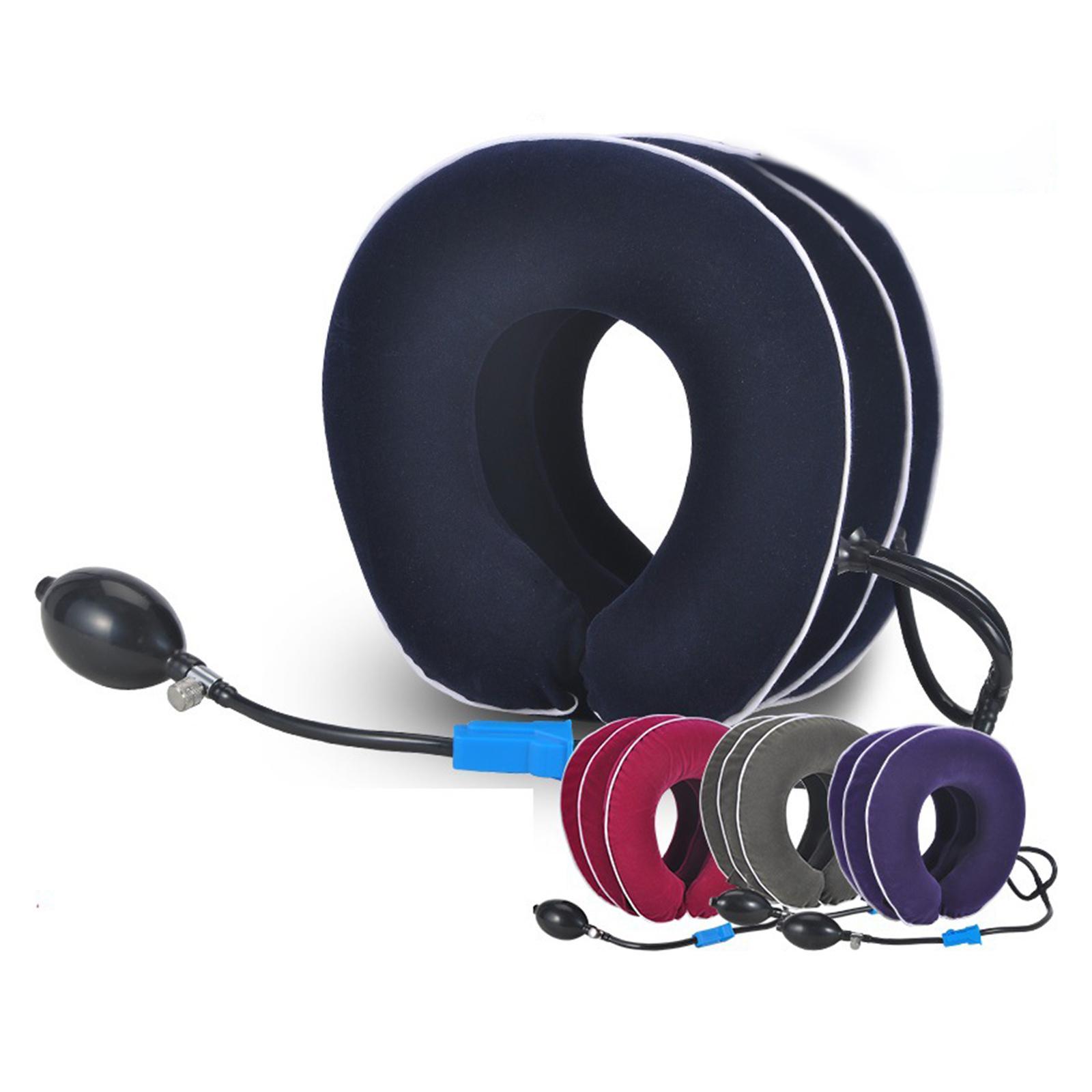 Cervical Vertebra Traction Device Inflatable Metal Ball for Office