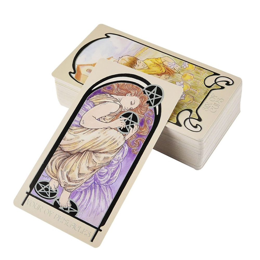 Bài Tarot Ethereal Visions Illuminated  Tarot Tặng Đá Thanh Tẩy