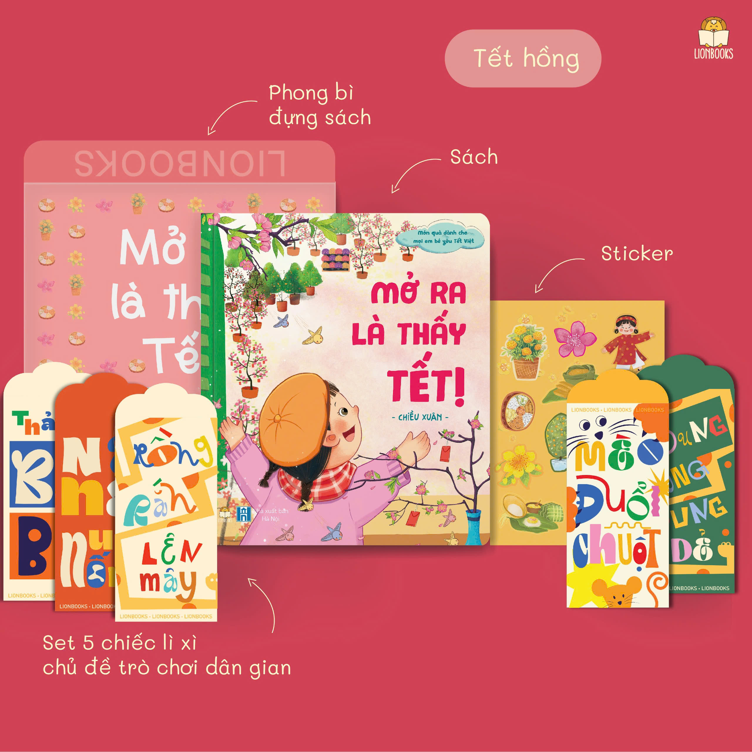 Sách Tết - Set Mở Ra Là Thấy Tết 2025 (Tùy chọn 4 phiên bản sách kèm Phong bao và Quà tặng độc quyền)