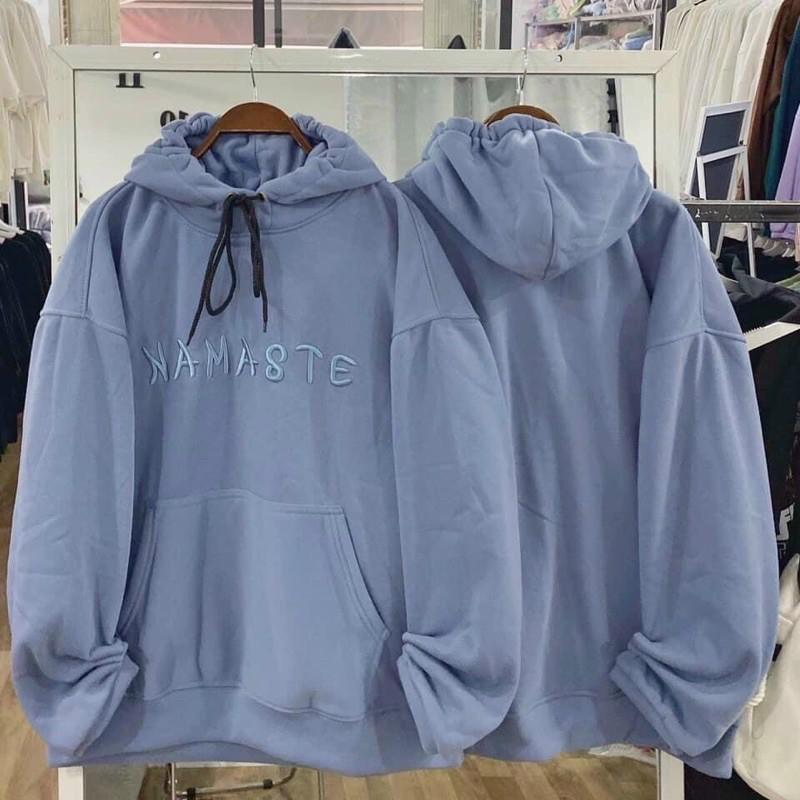 Áo Hoodie form dáng rộng tay phồng như ảnh - Màu Pastel Unisex siêu xinh chất nỉ ngoại