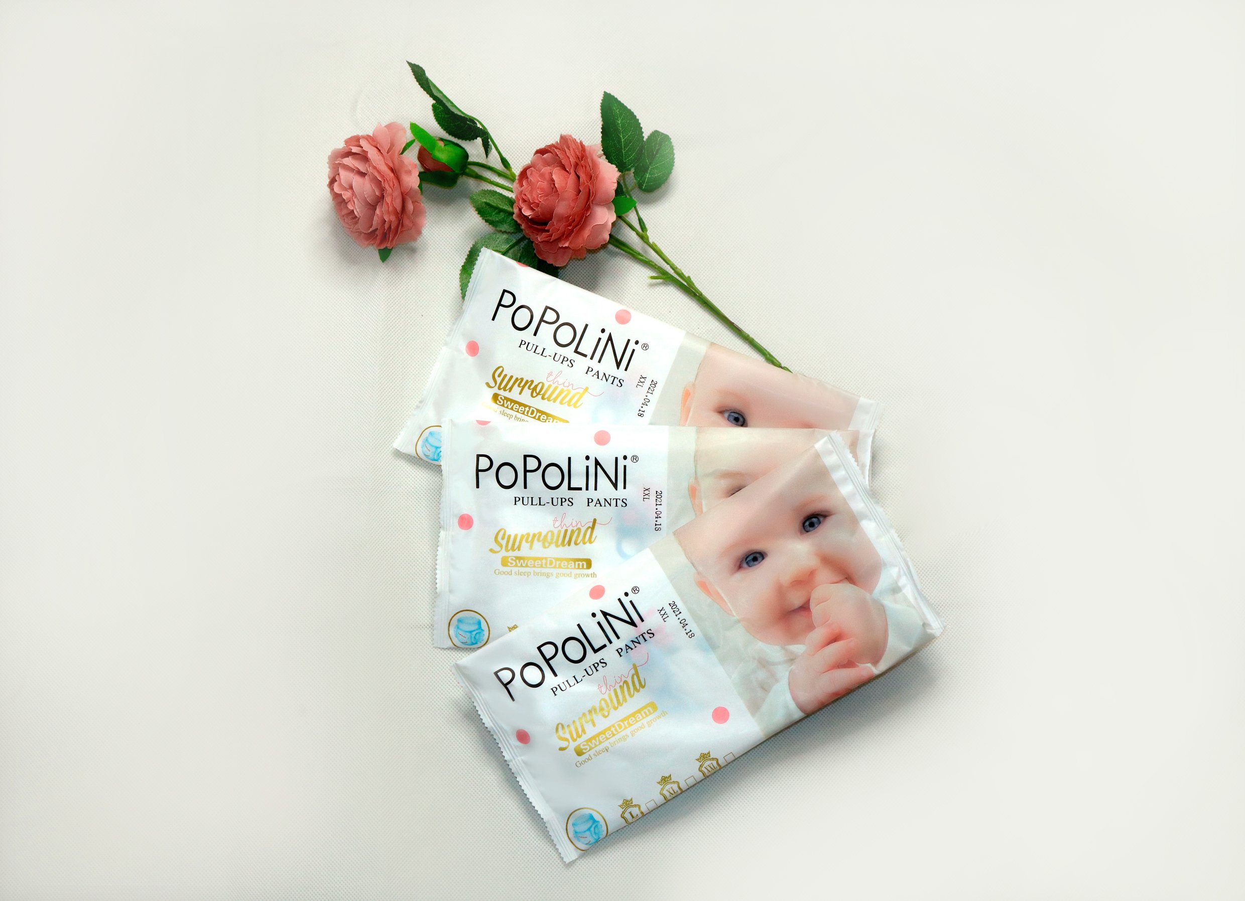 Tã quần Popolini size M 48 miếng 6-11kg