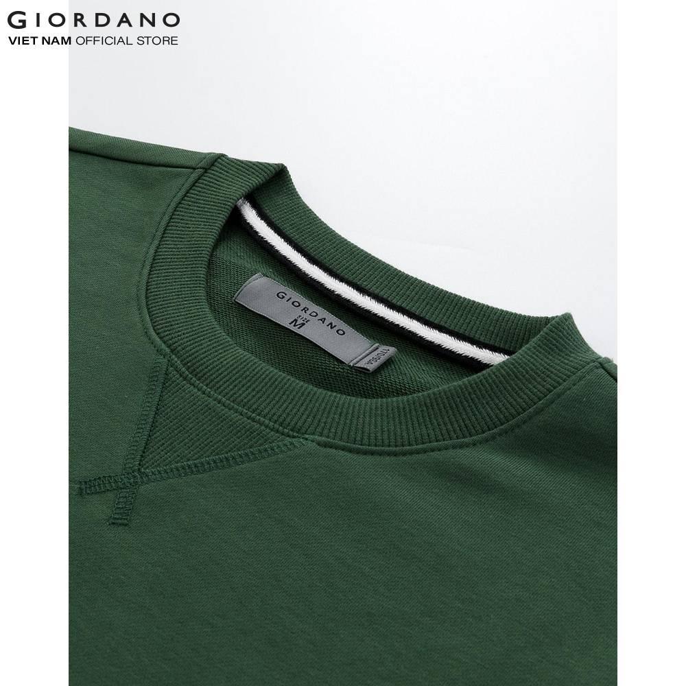 Áo Thun Dài Tay Cổ Tròn Nam Giordano Sweater 01021681