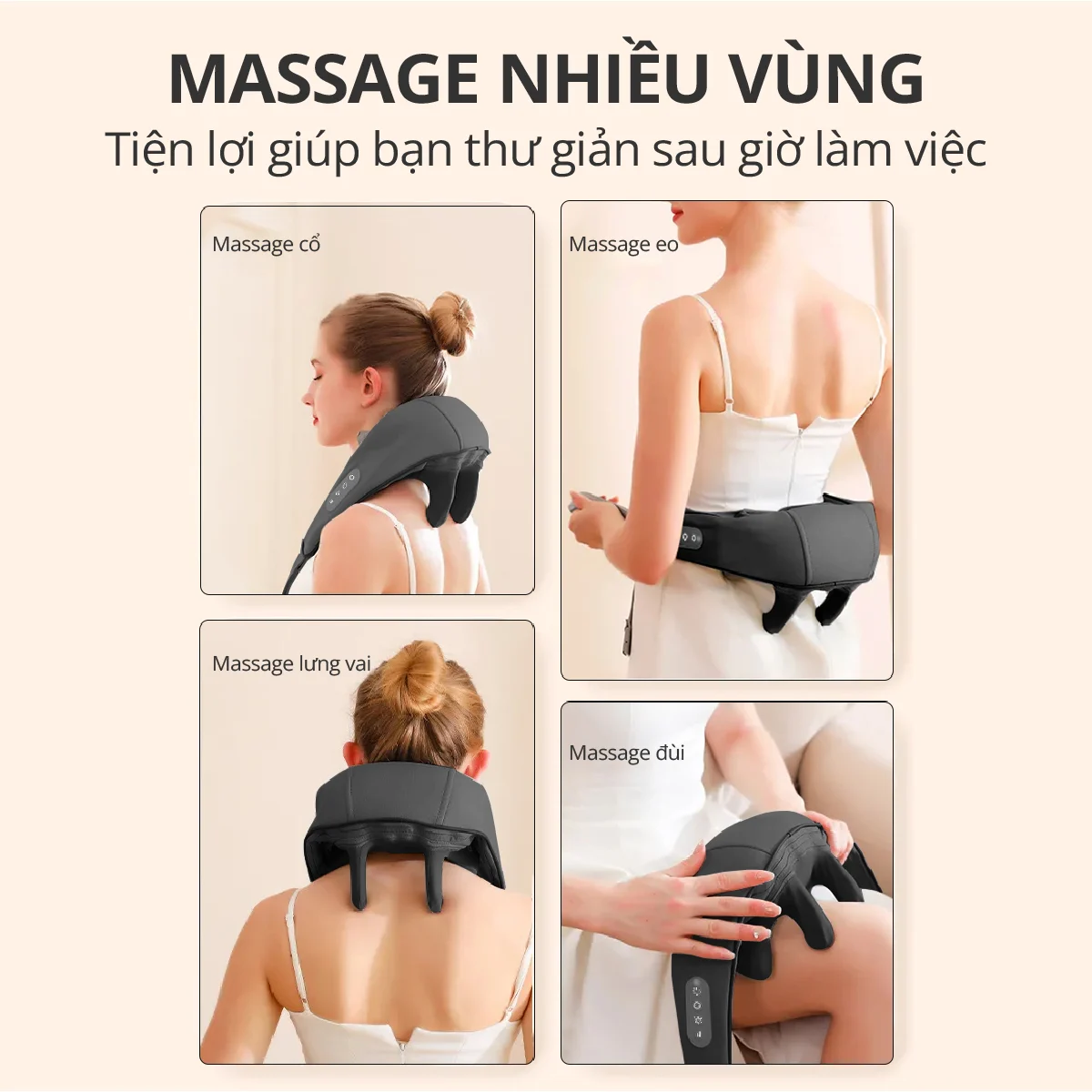 Máy Massage Cổ Vai Gáy Kachi MK366 - Hàng chính hãng