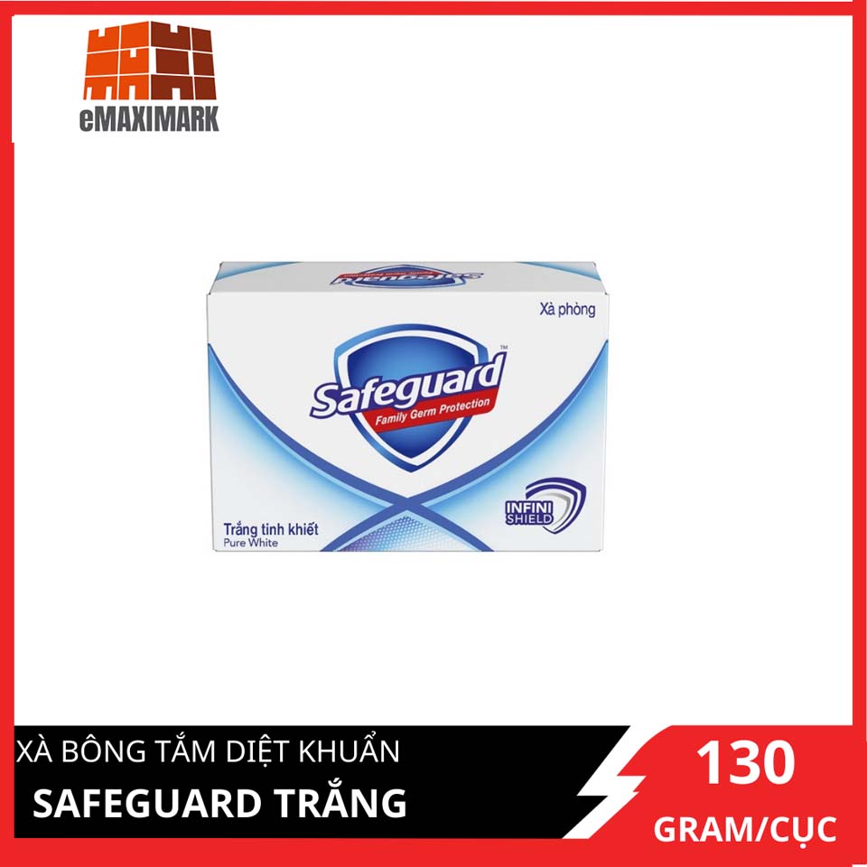 Xà Bông Cục Safeguard Trắng Tinh Khiết 130g